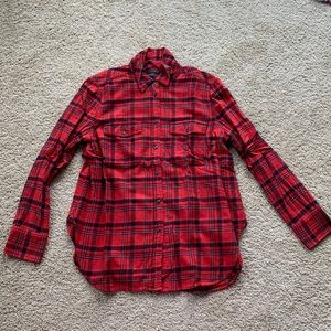 J Crew Flannel Shirt Size 10